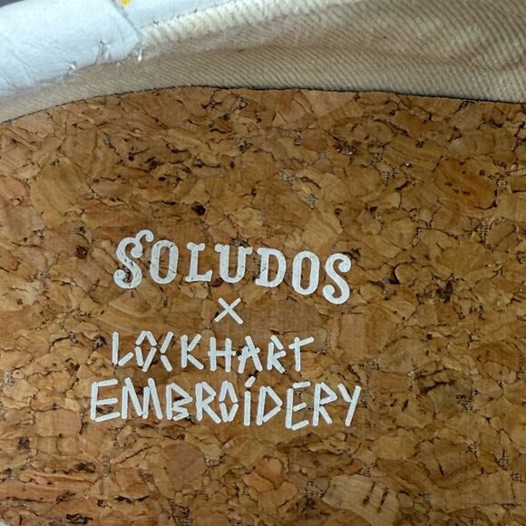 SOLUDOS Ibiza sneaker shoes X Lockhart Embroidery women’s size 9 - Picture 7 of 9
